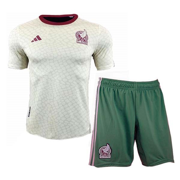 Camiseta México 2ª Niños 2022/23 Blanco